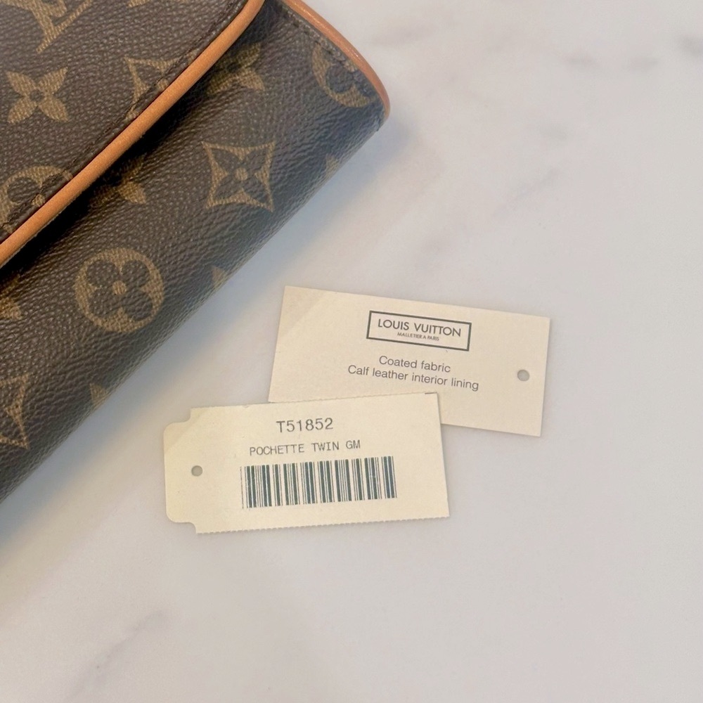 Louis Vuitton Monogram Canvas Pochette Twin GM w/Box & Dustbag - Picture 4 of 8
